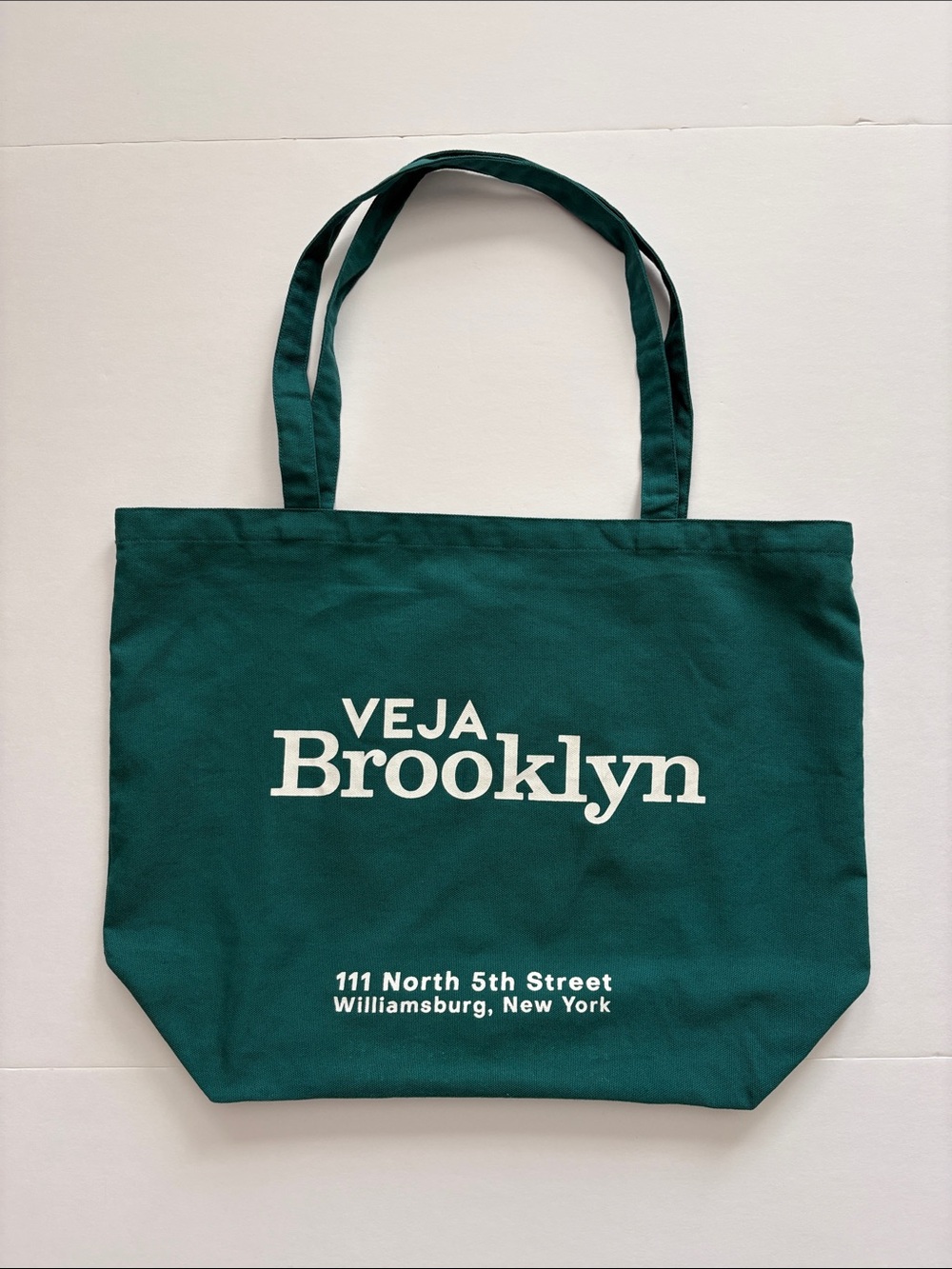 Veja Shoes Tote Bag Brooklyn Brittany NY Tote Teal Green NWOT